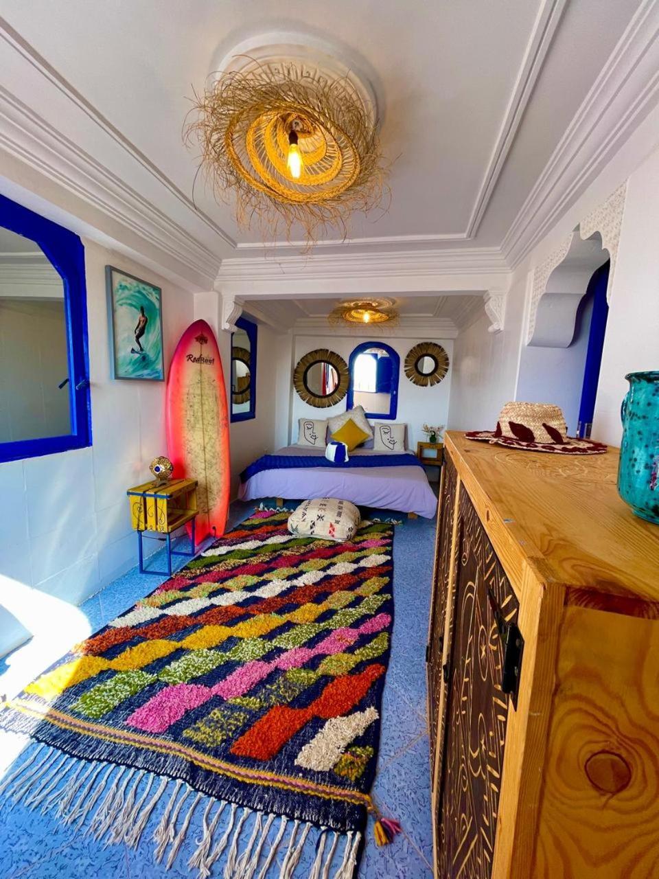 Surf & Salsa Ocean House Bed & Breakfast Tamraght Exterior photo